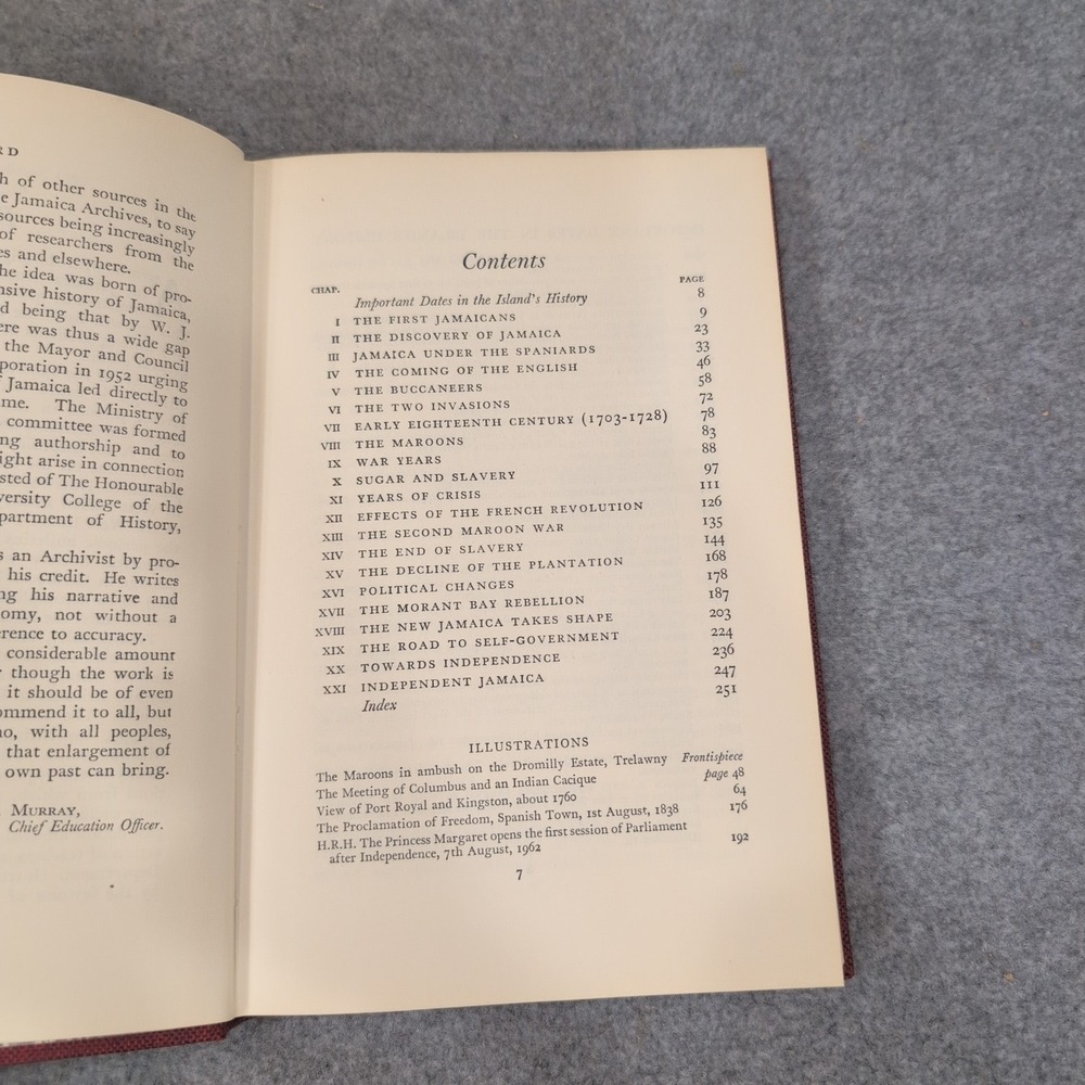 History of Jamaica Clinton V Black 1965 Revised Hardcover Collins Illustrated - Picture 6 of 6